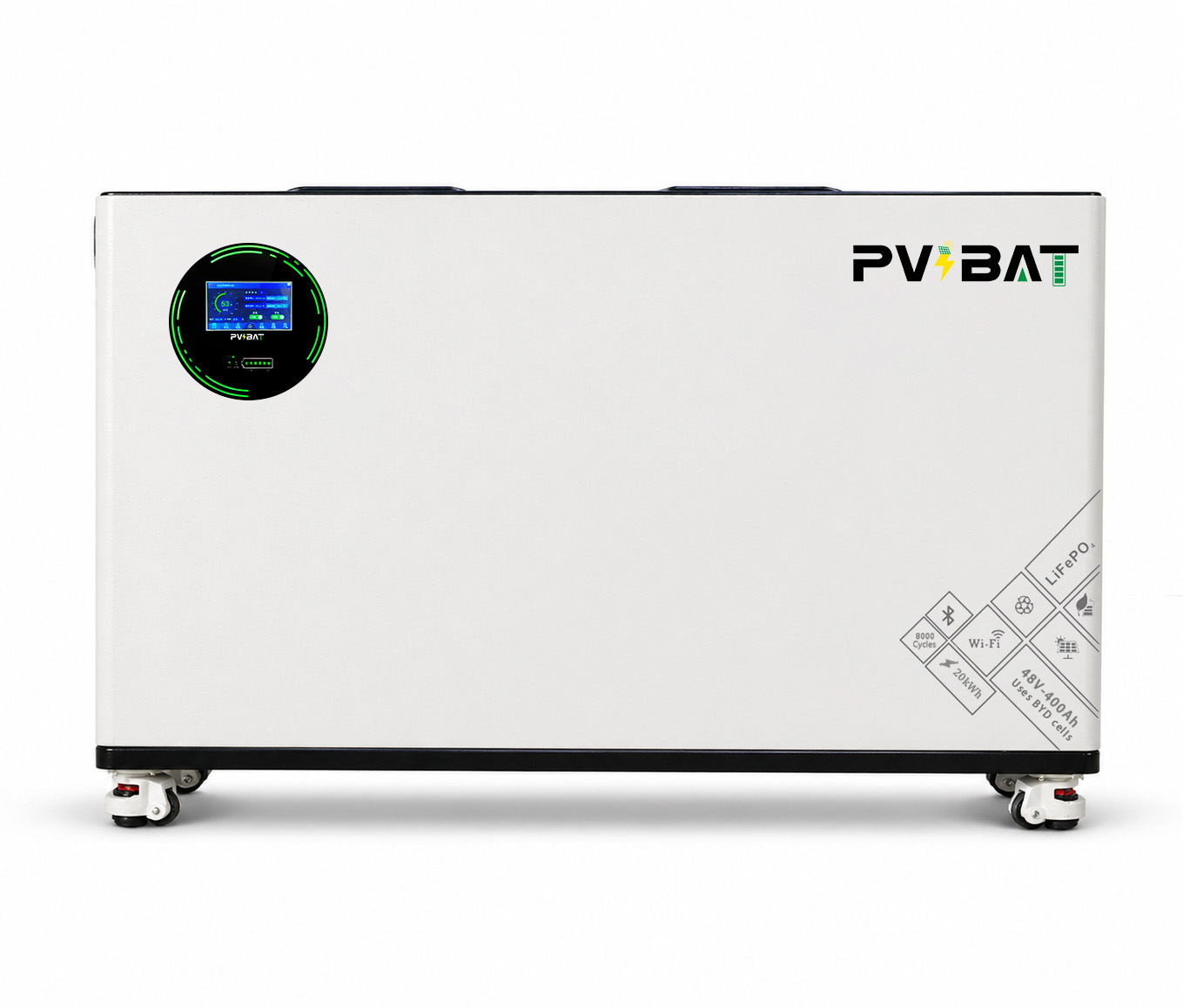 20.48kwh lifepo4 battery module | 51.2v 400ah wall mounted solar battery storage system 20.48kwh lifepo4 battery module | 51.2v 400ah wall mounted solar battery storage system