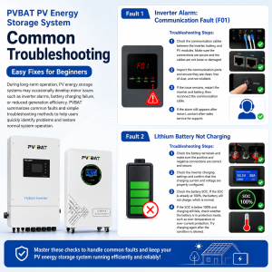 Troubleshooting Common Issues with PVBAT Solar Energy Storage Systems: A Guide Even Beginners Can Follow