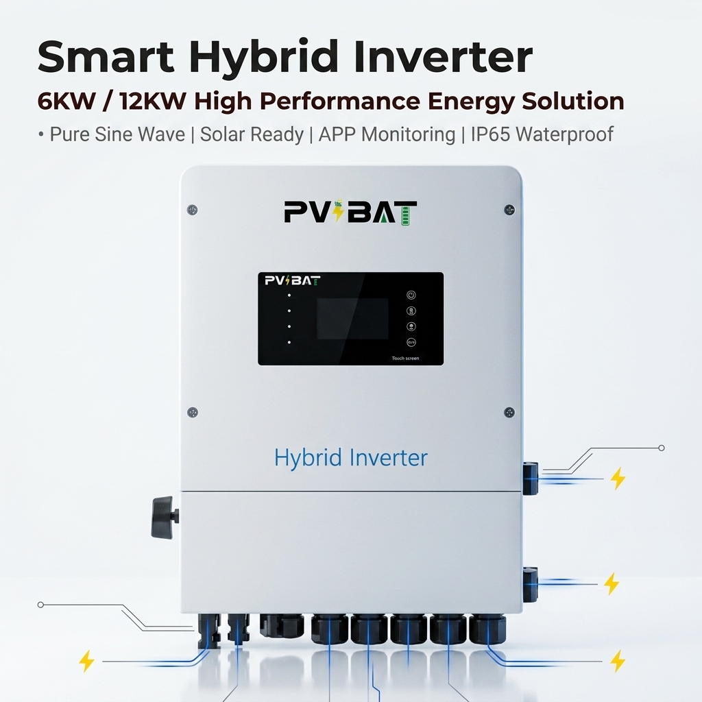 three phase hybrid inverter | pvbat 6/12kva 48v solar battery inverter three phase hybrid inverter | pvbat 6/12kva 48v solar battery inverter