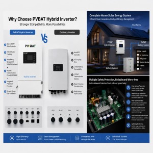 Why Are More and More Households Choosing PVBAT Hybrid Inverters? 3 Key Advantages That Meet Their Needs