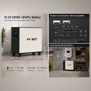 An Analysis of the PVBAT 51.2V 628Ah Lithium-Ion Battery: Achieving Both Safety and Efficiency in the Era of High-Capacity Energy Storage